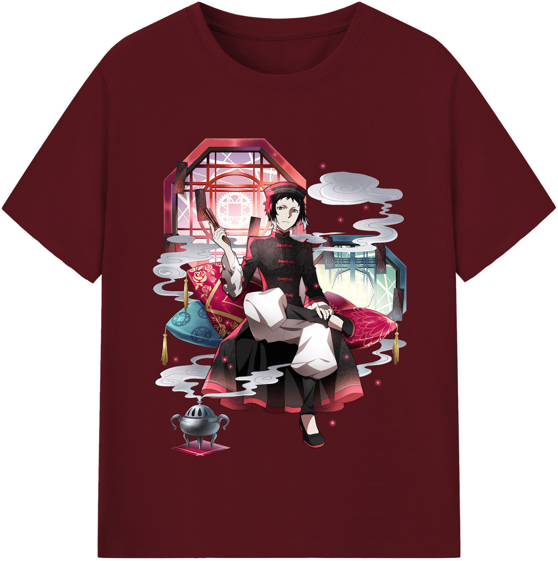 （画像用） 文豪ストレイドッグス Bungo Stray Dogs 綿100％半袖Tシャツ（フロントプリント）